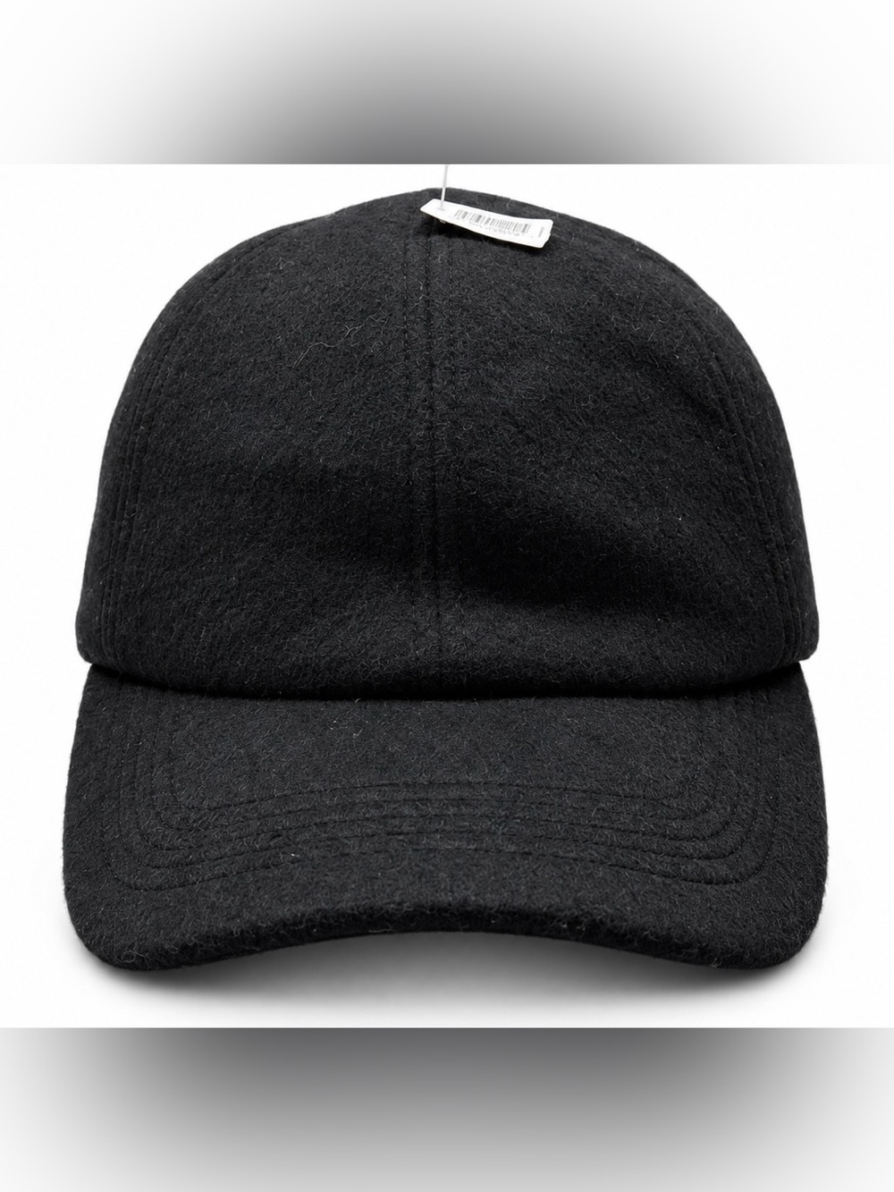 GAP Wool Blend Baseball Hat Black One Size Adjustable Strapback Cap NWT
